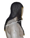 16 Gauge 8 mm Round Riveted Flat Solid Maille Coif image 4