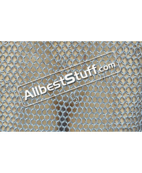 Aluminium Butted Rings Maille Hood