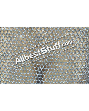Aluminium Butted Rings Maille Hood