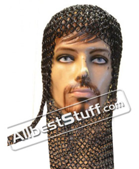 Chain Maille Coif Butted Rings 16 Gauge Rectangle