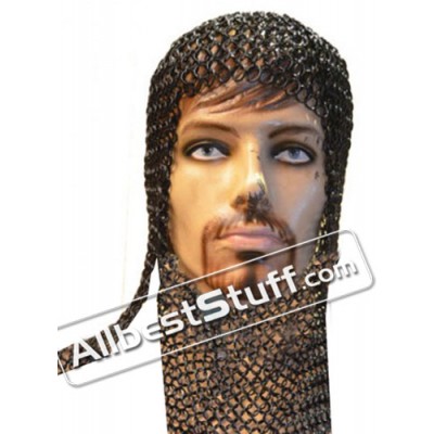 Chain Maille Coif Butted Rings 16 Gauge Rectangle