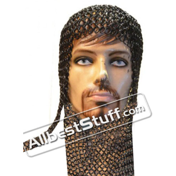 Chain Maille Coif Butted Rings 16 Gauge Rectangle