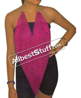 Aluminum Chainmail Tops Butted Rings 8 mm