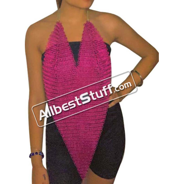 Aluminum Chainmail Tops Butted Rings 8 mm