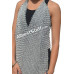 Aluminum Ladies Chainmail Top Backless