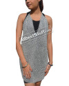 Aluminum Ladies Chainmail Top Backless image 2