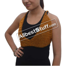 Butted 8 mm Light Weight Aluminum Chainmail Bra top