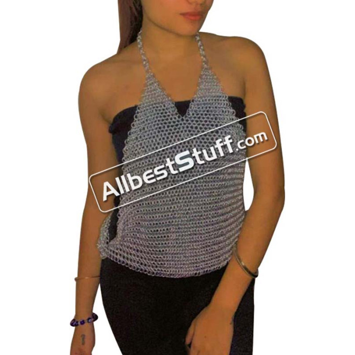 Ladies Chainmail Top Aluminum Butted 8 mm Backless Tops