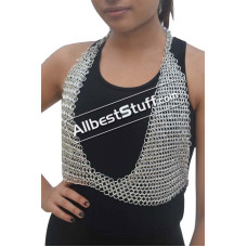 Light Weight Aluminum Butted Chainmail Bra top