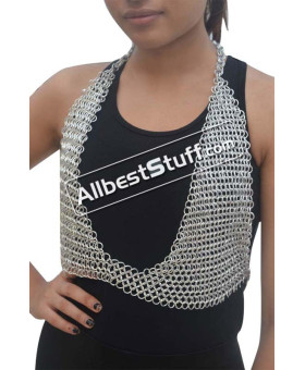 Light Weight Aluminum Butted Chainmail Bra top