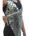 Squamous Sequins Nightclub Party Dress Coin Tops Glitter Party Top image 2