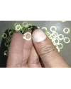 6 MM Brass Flat Ring with Wedge Rivets image 3
