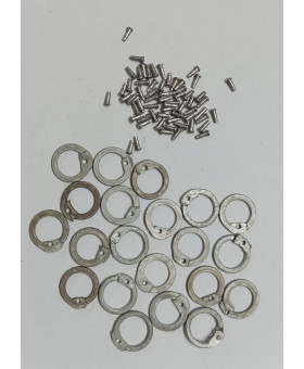 8 MM Flat Ring Loose Ring and Rivet Chainmail Repair Kit