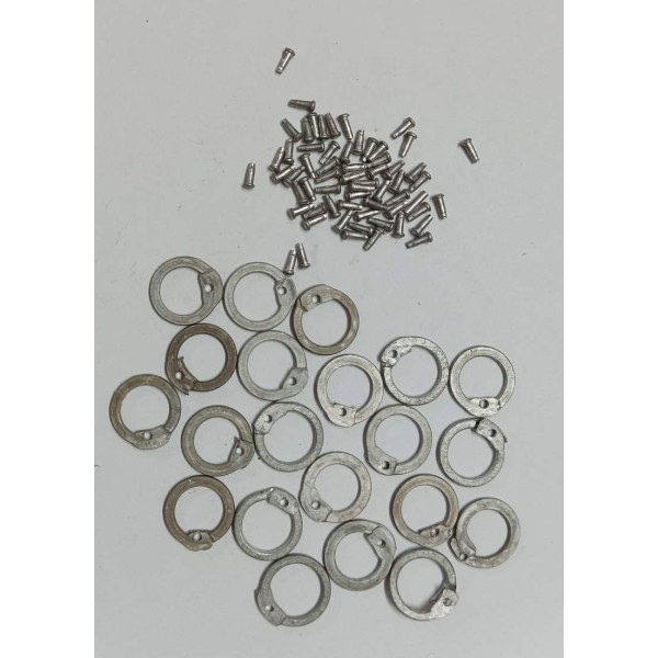 8 MM Flat Ring Loose Ring and Rivet Chainmail Repair Kit