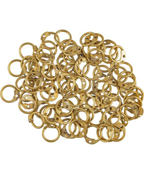 8 MM Round Ring Brass Rings and Rivets