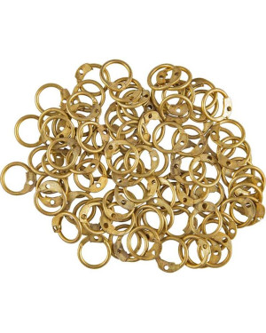 8 MM Round Ring Brass Rings and Rivets