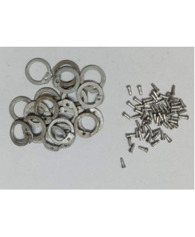9 MM Flat Ring Chainmail Repair Kit with Pin Rivets