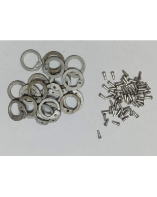 Flat Riveted Aluminum Loose Rings Original Finish