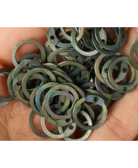 9 MM Flat Titanium Loose Rings and Stainless Steel Rivets