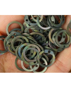 9 MM Flat Titanium Loose Rings and Stainless Steel Rivets