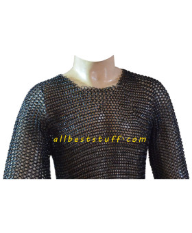 Butted Chain Mail Armor Chest Size 40 Long Sleeve