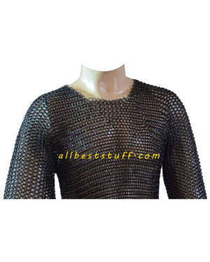 Butted Chain Mail Armor Chest Size 40 Long Sleeve
