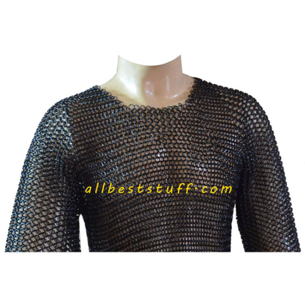Butted Chain Mail Armor Chest Size 40 Long Sleeve