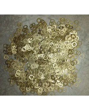 Solid Ring Pack 6 MM Brass Washer