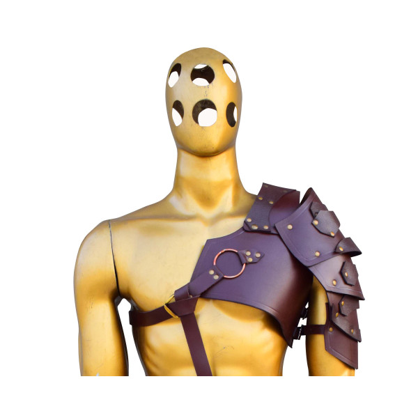 Medieval Leather Pauldron Armour