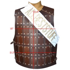 Leather Breastplate Cuirass Strong Harness Pulp Leather Armor