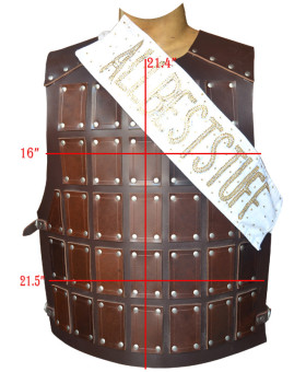 Leather Breastplate Cuirass Strong Harness Pulp Leather Armor