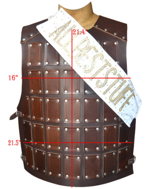 Leather Breastplate Cuirass Strong Harness Pulp Leather Armor