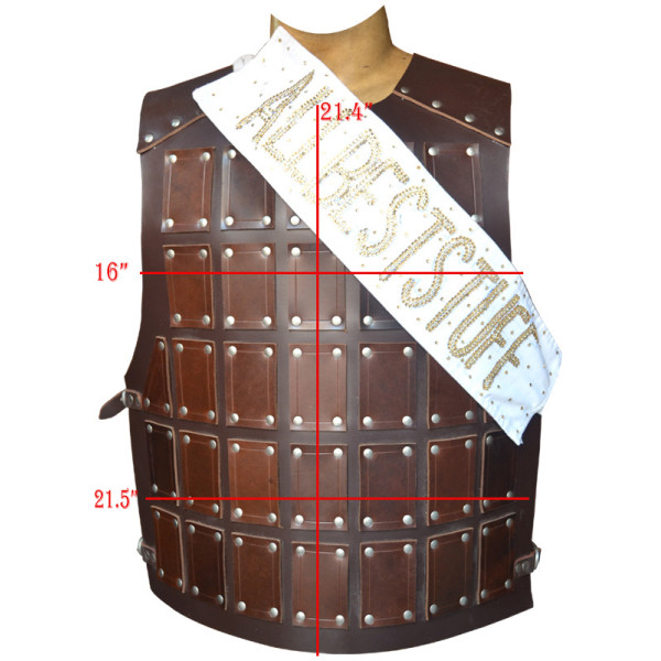 Leather Breastplate Cuirass Strong Harness Pulp Leather Armor