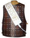Leather Breastplate Cuirass Strong Harness Pulp Leather Armor image 6