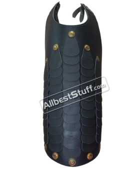 Leather Muscle Breastplate Black Greek Armour Leather Armour
