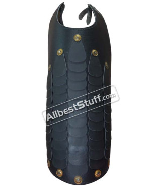 Leather Muscle Breastplate Black Greek Armour Leather Armour
