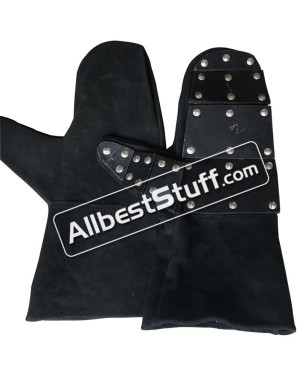 Leather Gloves with Reinforced Leather Hand Protection