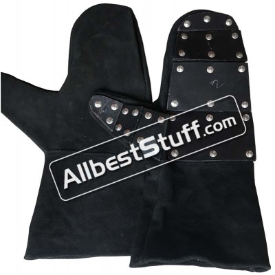 Leather Gloves with Reinforced Leather Hand Protection