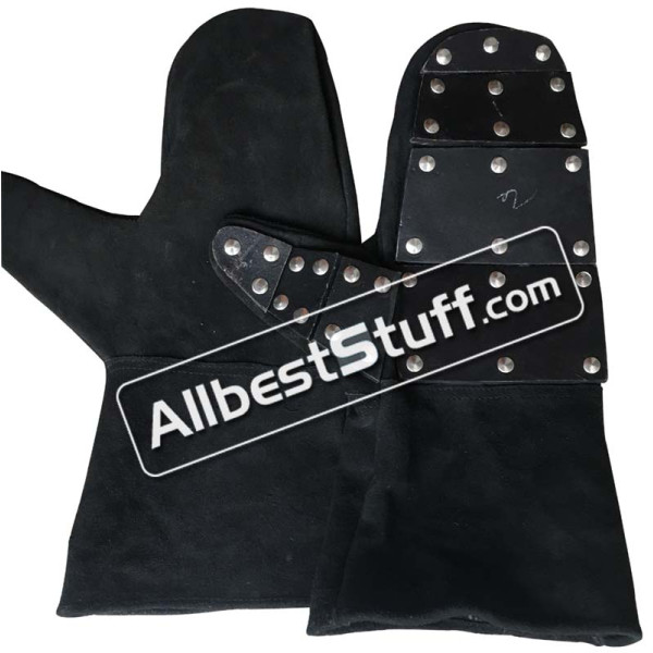 Leather Gloves with Reinforced Leather Hand Protection