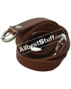 Brown Leather Small Belt Medieval LARP Costume Belt 24 Inches Long image 1