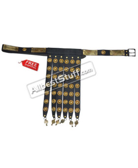 Roman Legionary Light Belt Rome Legion Leather Belt Armor with Brass