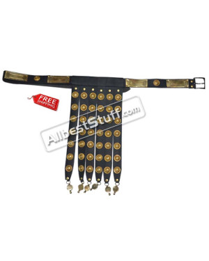 Roman Legionary Light Belt Rome Legion Leather Belt Armor with Brass