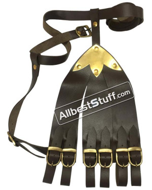 Medieval Leather Rapier Belt