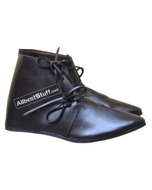 SALE! Medieval Ankle Shoes Hand Made Brown or Black