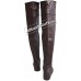 Medieval Leather Boot Female Long Thigh Length 