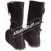 Medieval Leather Boots Long 3 Buckle Hobnail Leather Sole