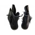 Medieval Leather Pirate Shoes Black