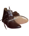 SALE! Medieval Ankle Shoes Hand Made Brown or Black image 6