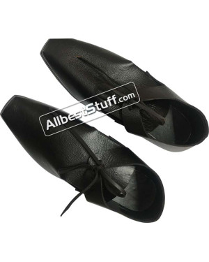 Medieval 16th-17th Century Shoes Hand Made Leather Boots