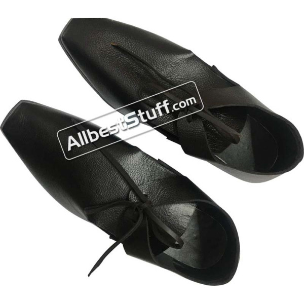 Medieval 16th-17th Century Shoes Hand Made Leather Boots
